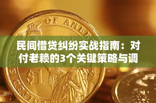 北京民间借贷纠纷实战指南：对付老赖的3个关键策略与调解盲区解析