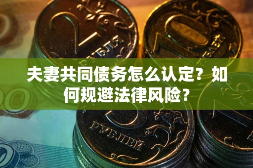 北京夫妻共同债务怎么认定？如何规避法律风险？