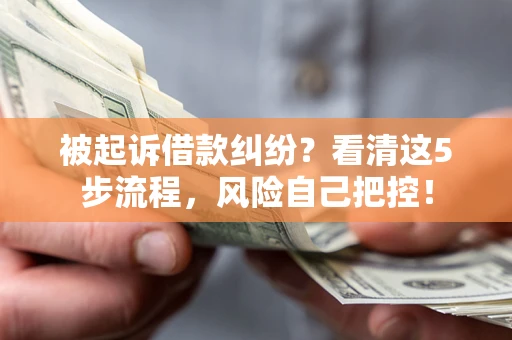 北京被起诉借款纠纷？看清这5步流程，风险自己把控！